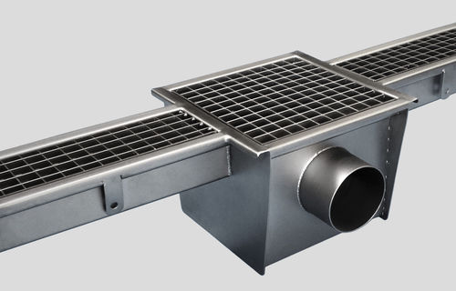 Stainless Steel Kitchen Drain Channel with Chamber for commercial & Industrial Kitchens. 100% Customization Possible for new Hotel restaurant construction